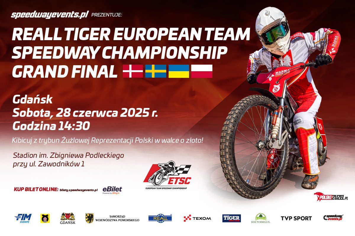 Znamy składy drużyn na Reall Tiger European Team Speedway Championship Grand Final w Gdańsku