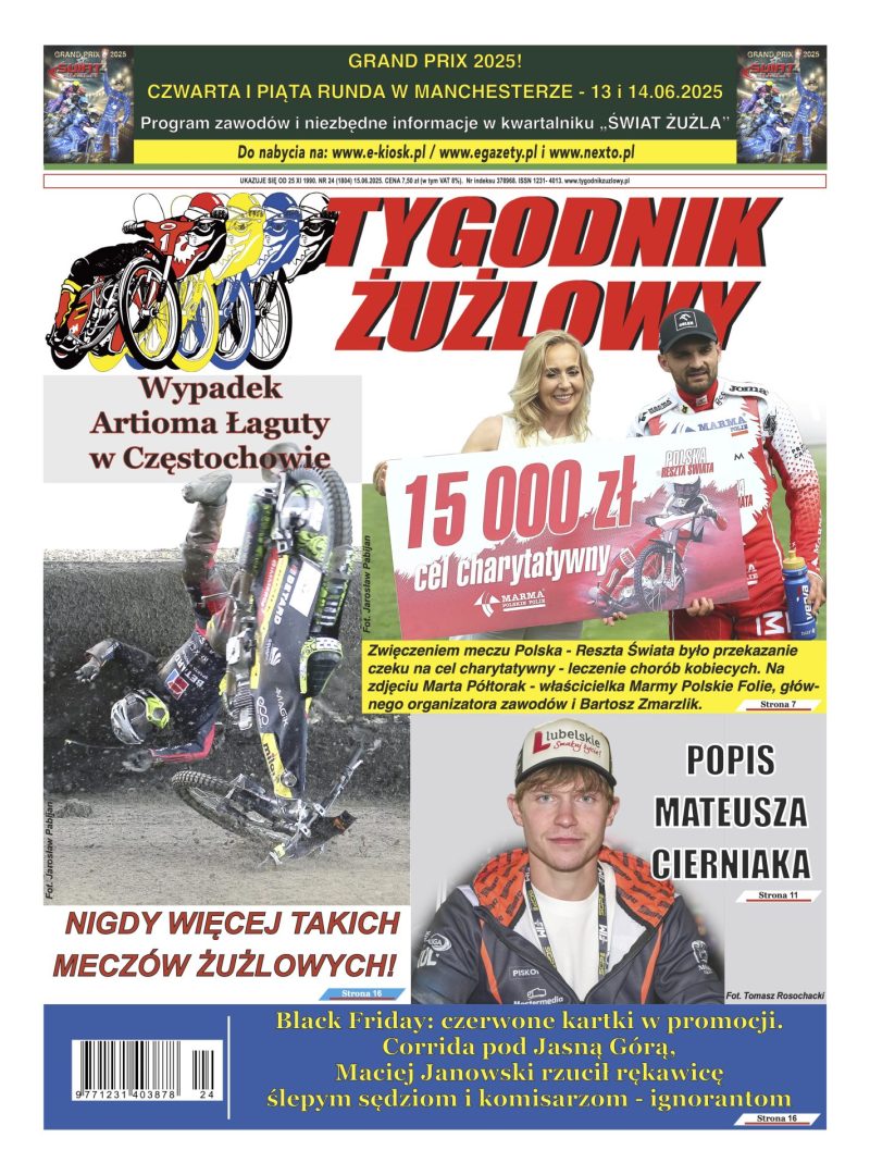 Nowy numer Tygodnika Żużlowego już dostępny (nr 24)