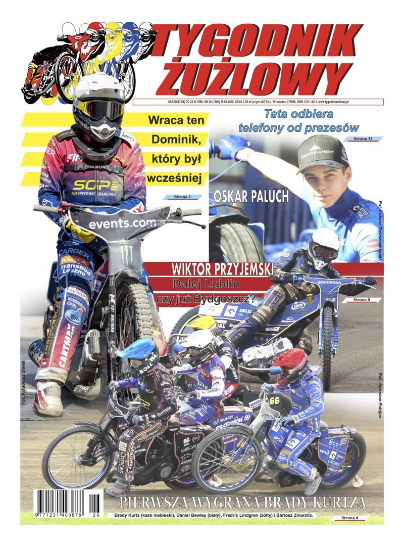 Tygodnik Żużlowy nr 26 – Przyjemski, Paluch, Kubera, felietony i wyniki z torów