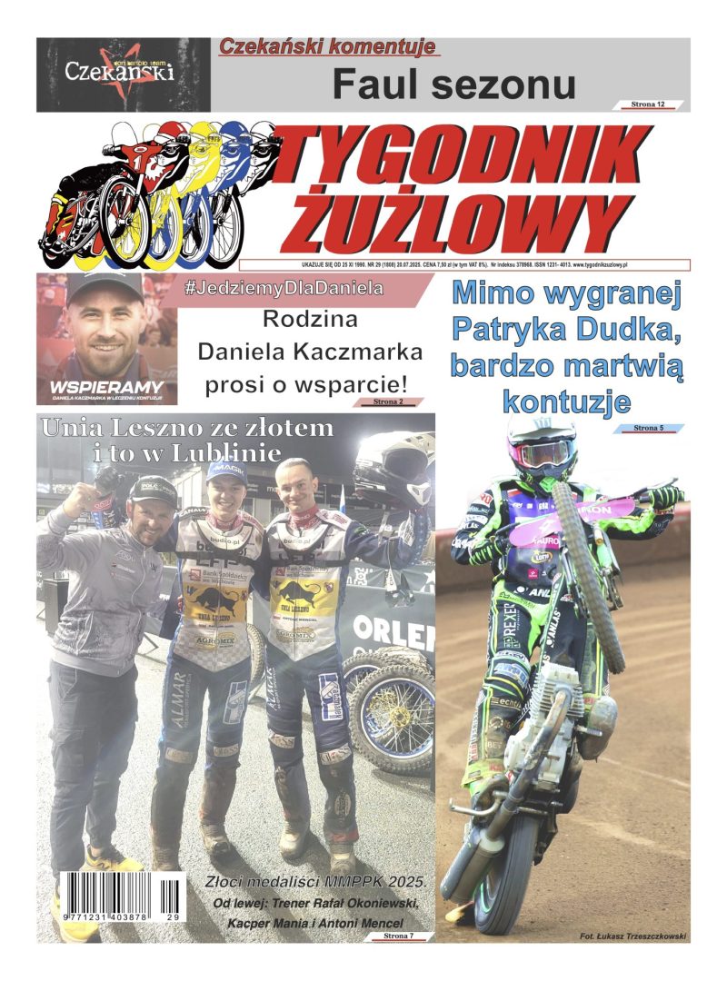 Najnowsze wydanie „Tygodnika Żużlowego” (nr 29)