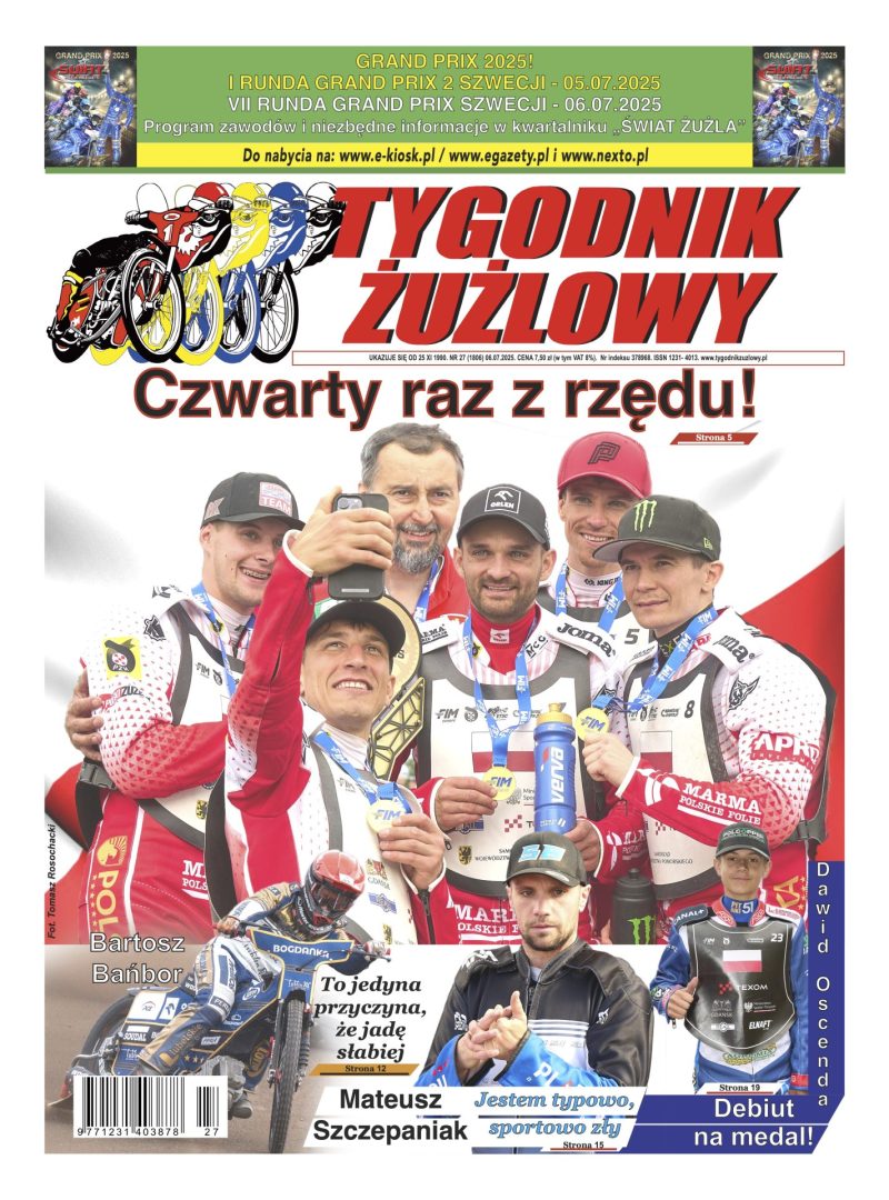 Nowe wydanie Tygodnika Żużlowego (nr 27)