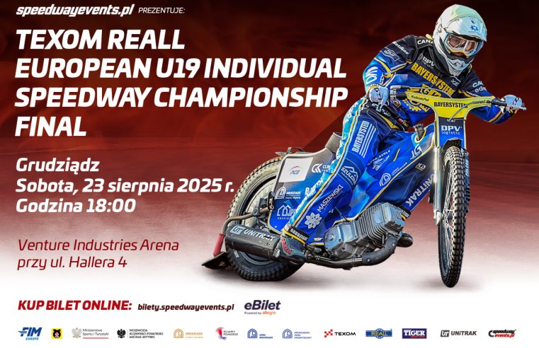 Rozpoczęła się sprzedaż biletów online na Texom Reall European U19 Individual Speedway Championship Final – Grudziądz 2025