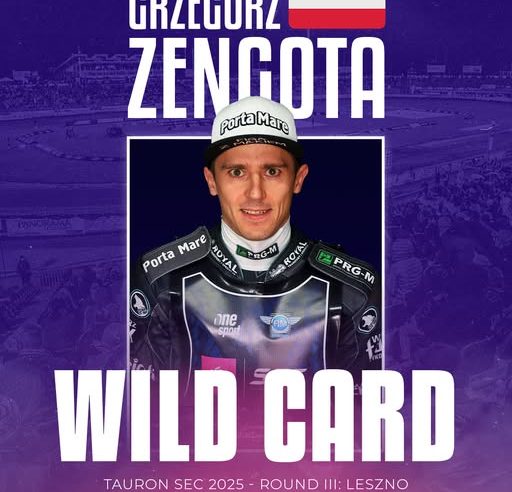 Grzegorz Zengota z „dziką karta” na III rundę SEC w Lesznie