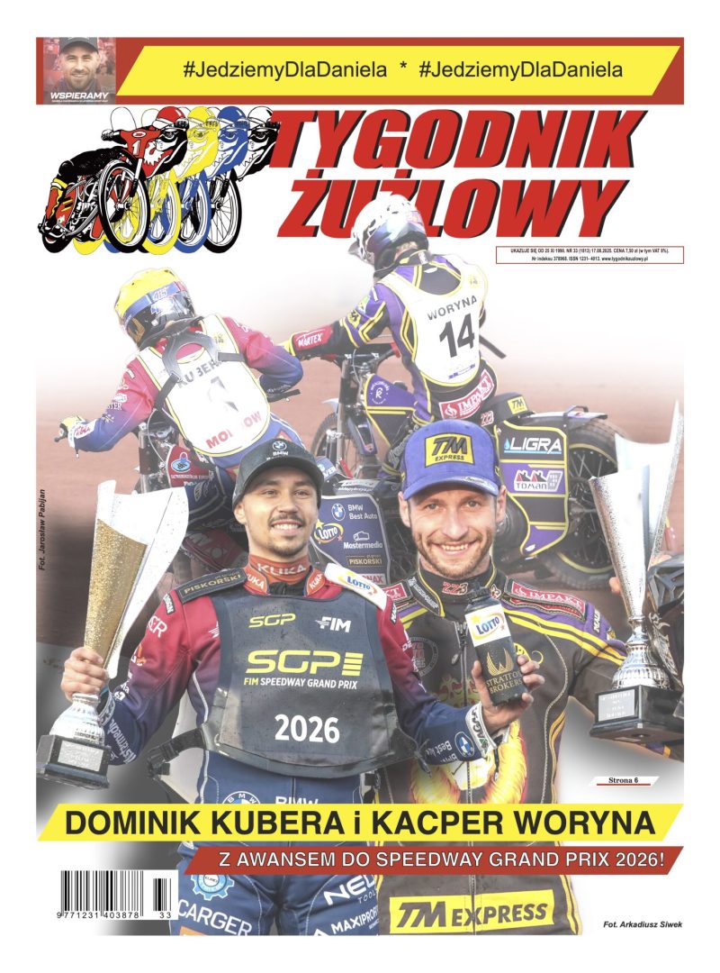 „Tygodnik Żużlowy” w najnowszym wydaniu (nr 33)