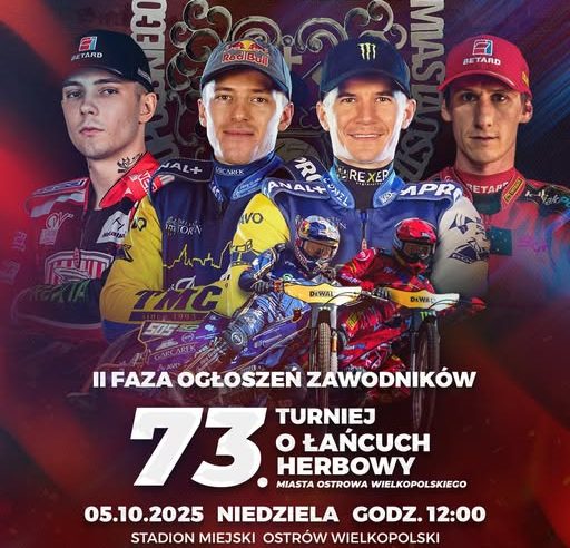 73. Turniej o Łańcuch Herbowy już 5 października w Ostrowie Wielkopolskim!