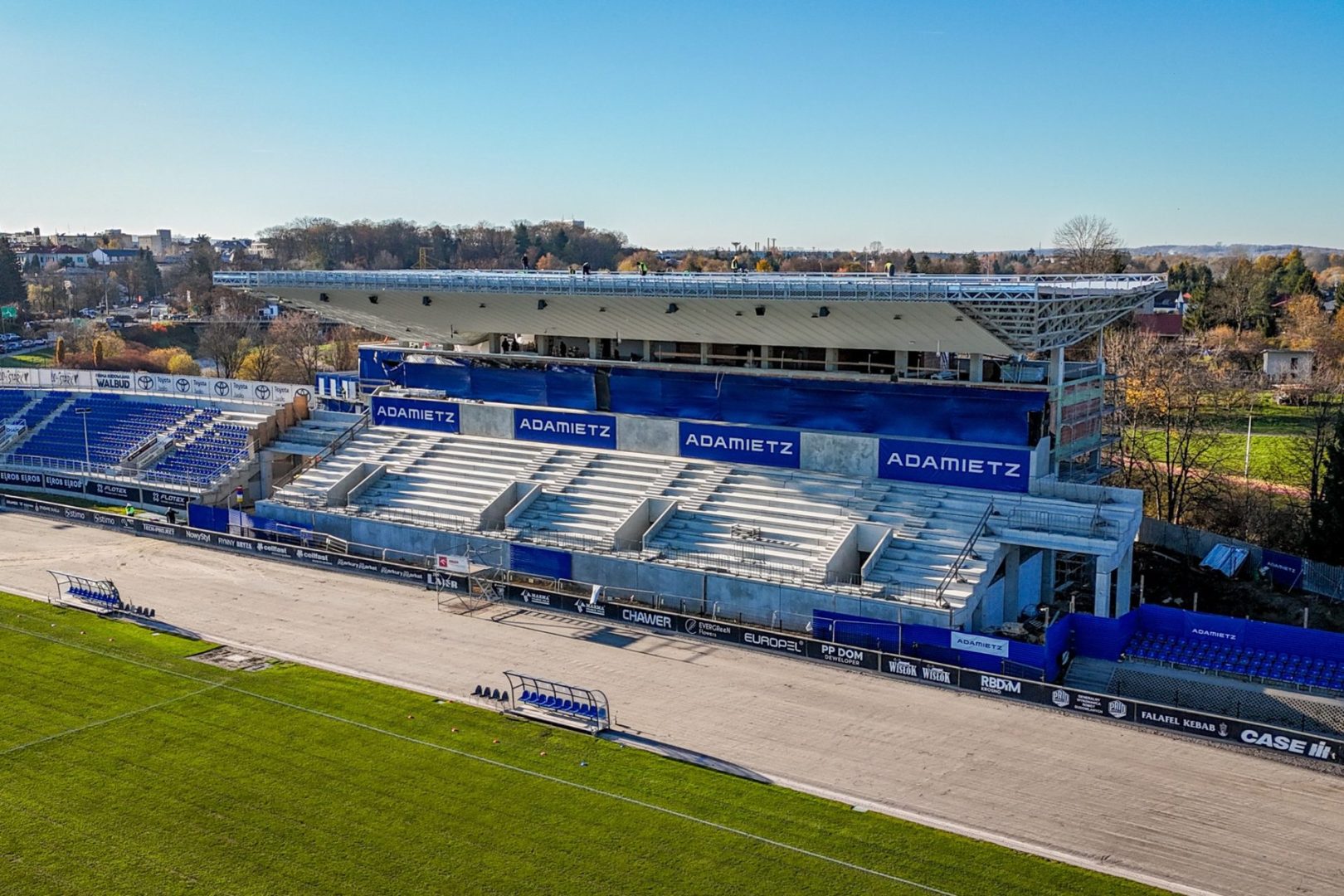 Remont stadionu Wilków Krosno blisko zakończenia