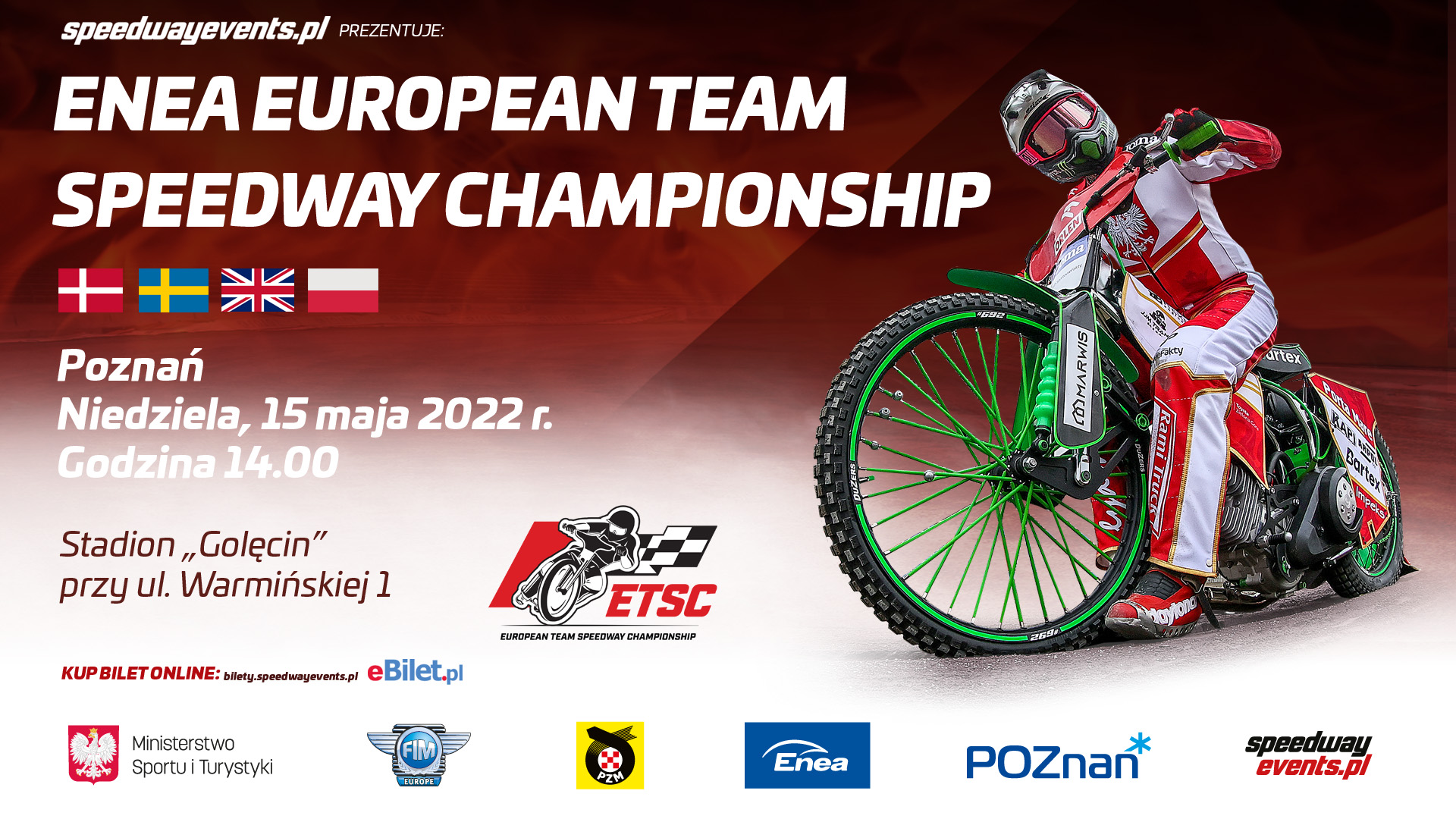Enea European Team Speedway Championship – już 15 maja w Poznaniu