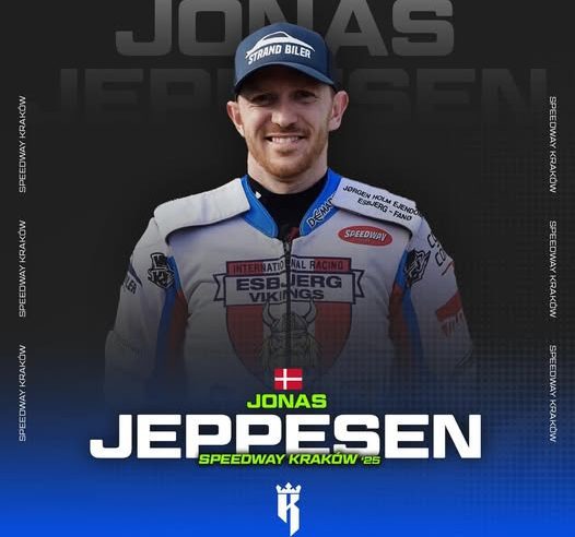 Jonas Jeppesen zawodnikiem Speedway Kraków