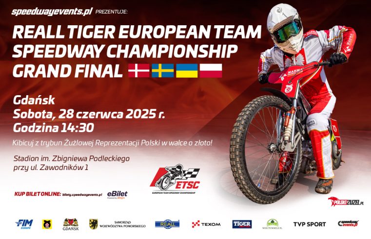 Znamy składy drużyn na Reall Tiger European Team Speedway Championship Grand Final w Gdańsku
