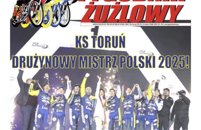 Kolejne wydanie „Tygodnika Żużlowego” (40/25)