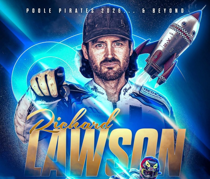 Richard Lawson zostaje w Poole Pirates! Piąty sezon z rzędu „Rocketmana”