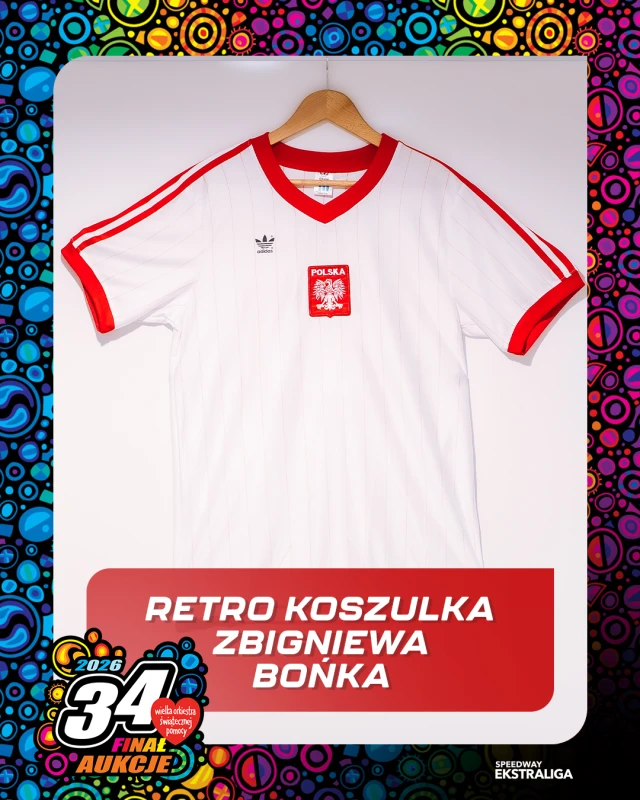 Zbigniew Boniek wsparł WOŚP. Wyjątkowa koszulka od miłośnika żużla!