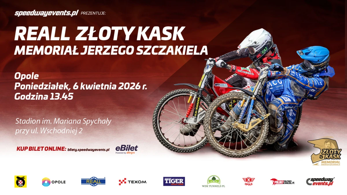 Start sprzedaży biletów na Reall Złoty Kask – Memoriał Jerzego Szczakiela – Opole 2026
