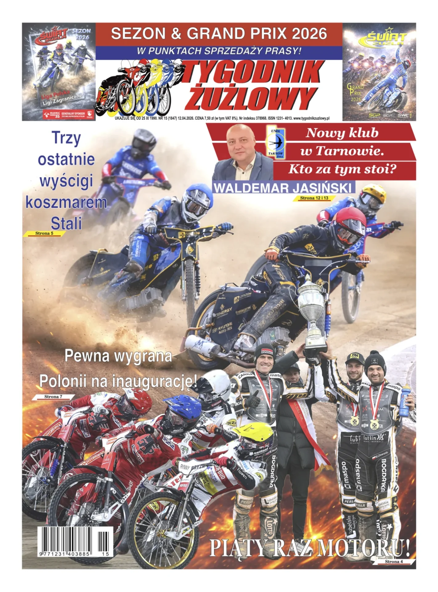 Nowe wydanie „Tygodnika Żużlowego” (15/26)