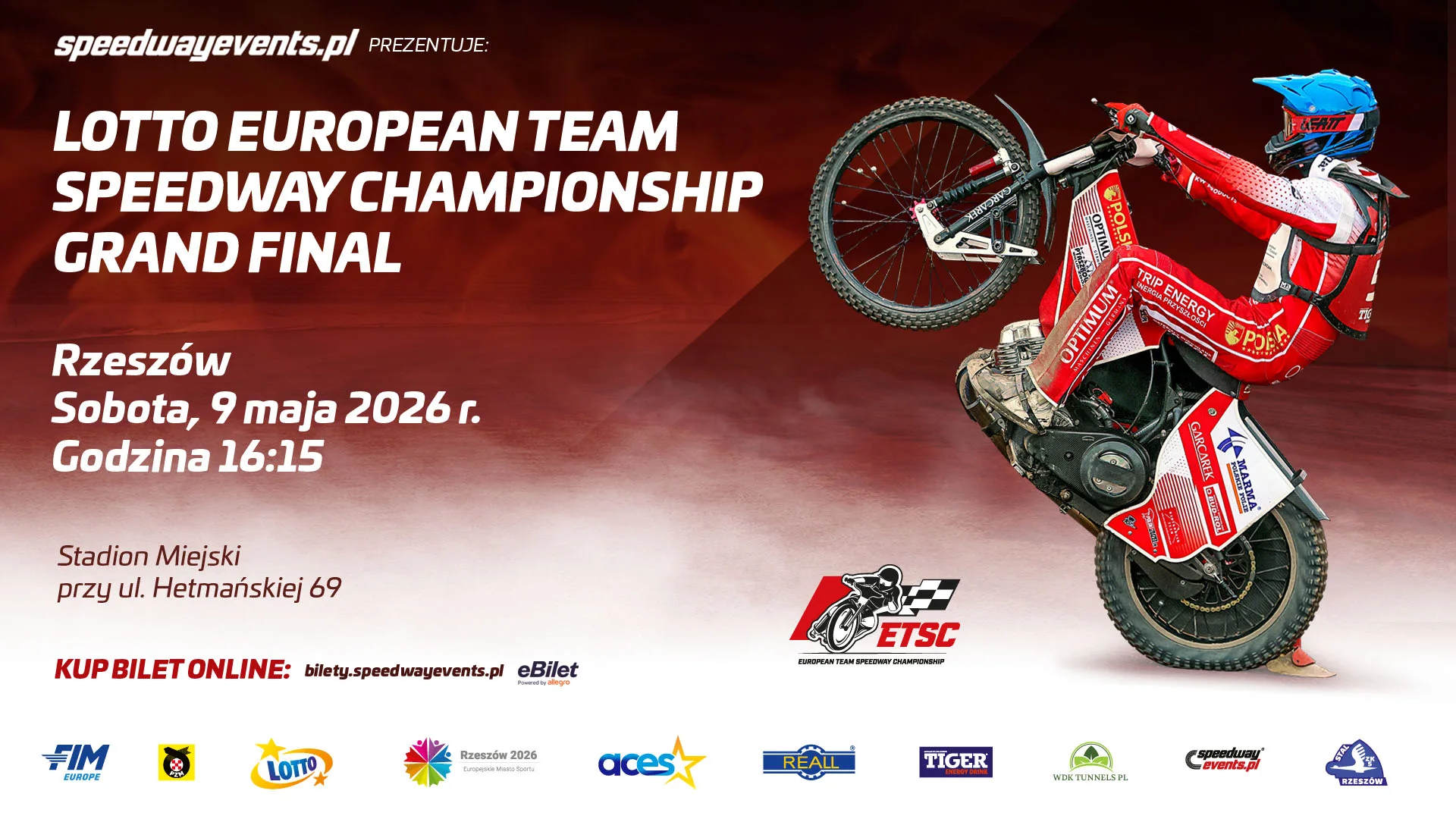 Rozpoczęła się sprzedaż biletów na Wielki Finał Lotto ETSC w Rzeszowie