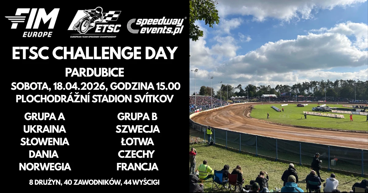 Czas na ETSC Challenge Day w Pardubicach