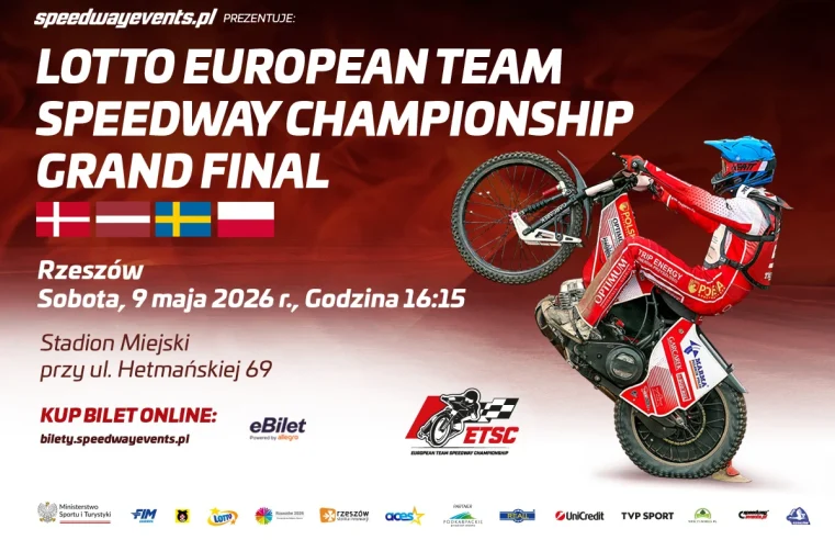 Znamy składy drużyn na Wielki Finał LOTTO European Team Speedway Championship w Rzeszowie