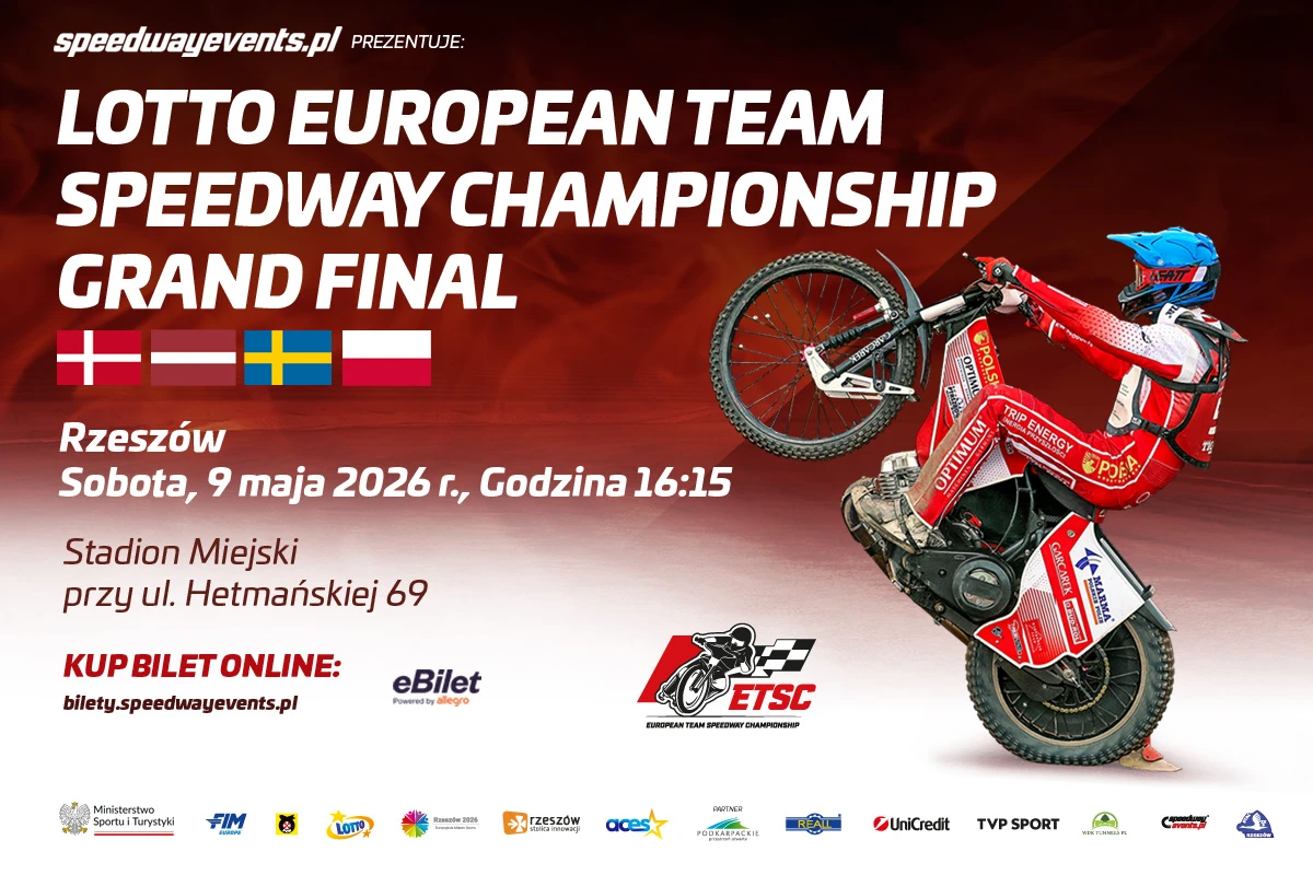 Znamy składy drużyn na Wielki Finał LOTTO European Team Speedway Championship w Rzeszowie